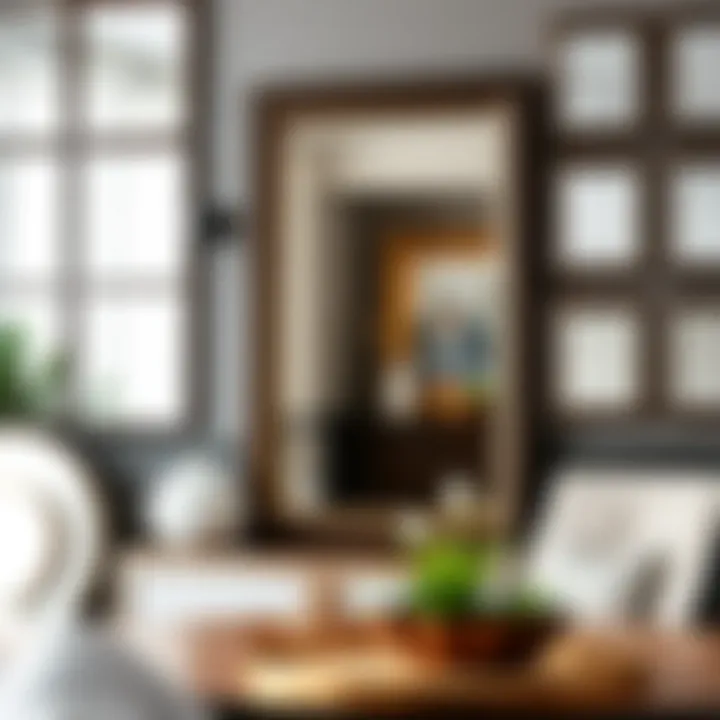 Selection of mirrors showcasing different styles and finishes