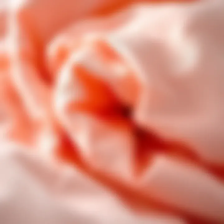 Soft and Breathable Fabric Material Close-up of breathable fabric used in lightweight comforters