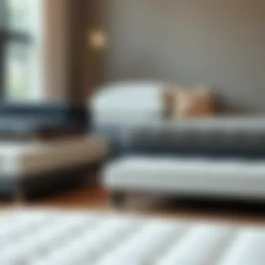 Variety of mattress platforms highlighting different materials