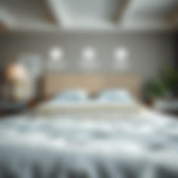 Illustration of mattress compatibility with various foundations