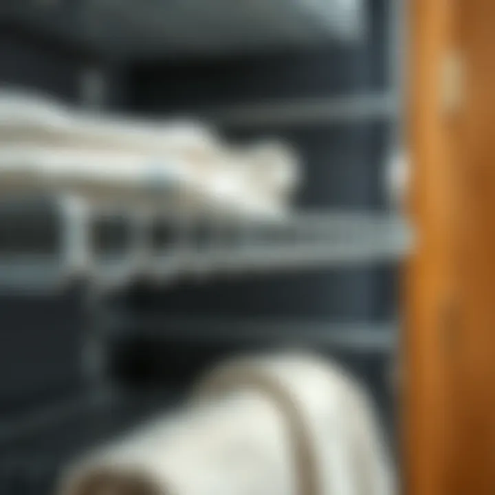 Close-up of a wire rack showcasing durable materials