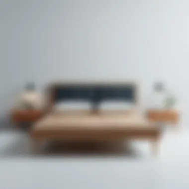 Minimalist Approach to Bed Frame Selection A versatile queen bed frame in a minimalist design, showcasing its functionality.