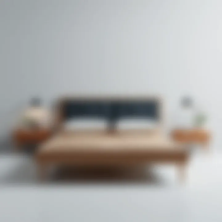 Minimalist Approach to Bed Frame Selection A versatile queen bed frame in a minimalist design, showcasing its functionality.