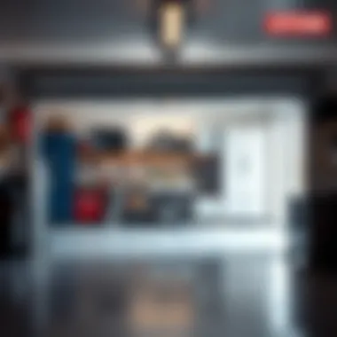 Before and after garage transformation