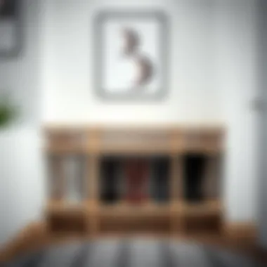 Modern boot rack design with a minimalist aesthetic