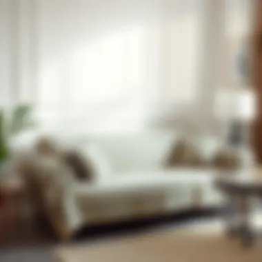 Customized sofa cover with unique patterns