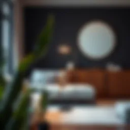 Elegant Tallbyn floor lamp in a modern living room setting