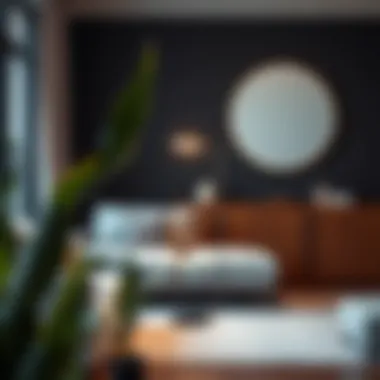 Elegant Tallbyn floor lamp in a modern living room setting