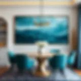 Teal Wall Art for Dining Rooms: A Comprehensive Exploration Introduction
