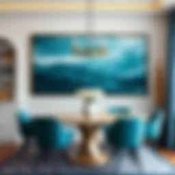 Teal Wall Art for Dining Rooms: A Comprehensive Exploration Introduction