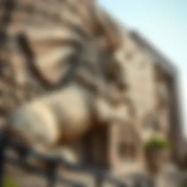 Historical Significance of Wall Sculptures Historical giant wall sculpture, representing cultural significance and artistic heritage