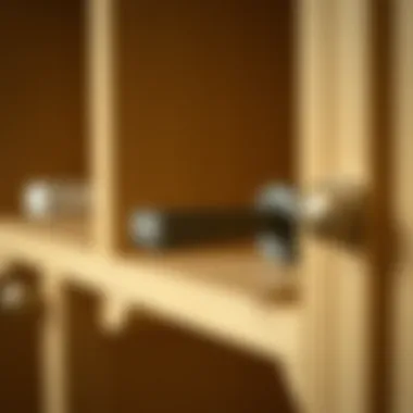 Customizable closet pulls in various designs and finishes