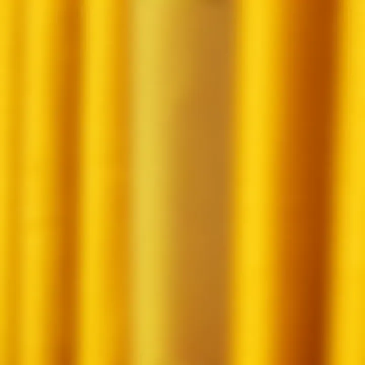 Rich Textures of Gold Curtain Fabric Close-up view of rich textures in gold curtain fabric