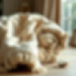 Luxurious cotton blanket showcasing its soft texture and quality