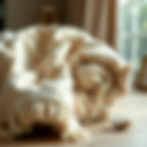 Luxurious Cotton Blanket Luxurious cotton blanket showcasing its soft texture and quality