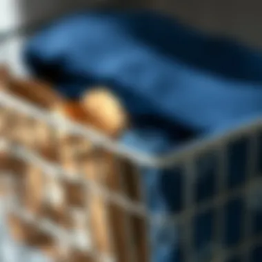 Close-up of high-quality materials used in wire basket drawers