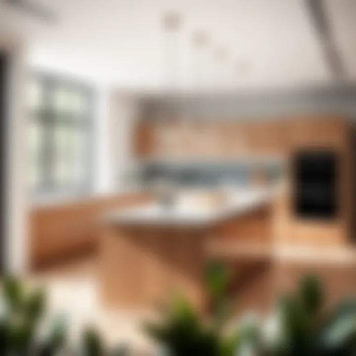 Sleek Modern Slim Kitchen Island Sleek modern slim kitchen island design