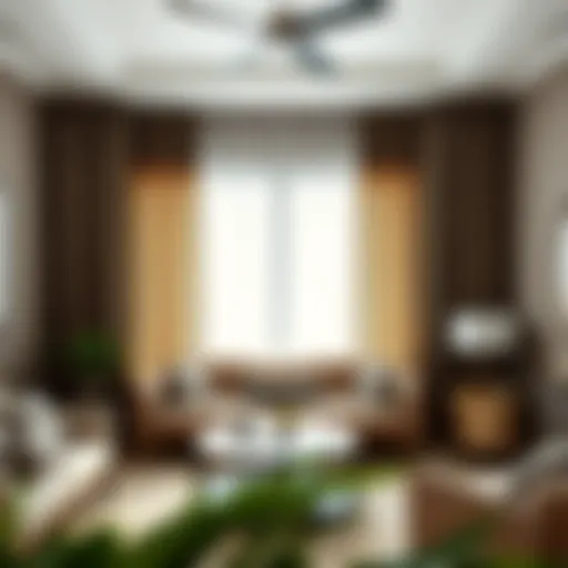 The Sophistication of Brown Geometric Curtains in Interior Design Introduction