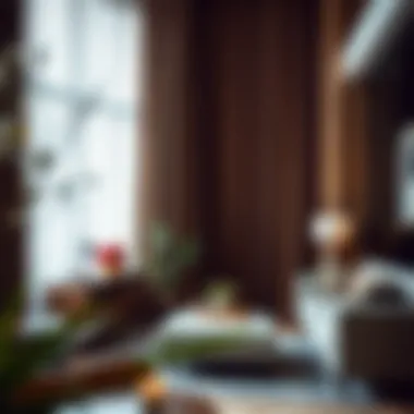 The Sophistication of Brown Geometric Curtains in Interior Design Summary