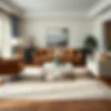 Elegant Living Room with a 4 by 6 Rug Elegant living room featuring a well-placed rug