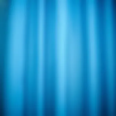 Close-Up of Blue Shower Curtain Material Close-up of blue shower curtain material emphasizing texture