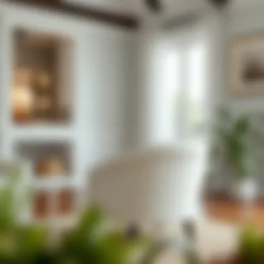 Versatile white low back chair styled in different interior designs