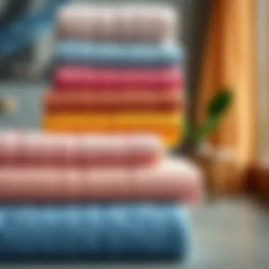 Diverse Material Choices for Solid Color Towels Diverse material options for solid color towels