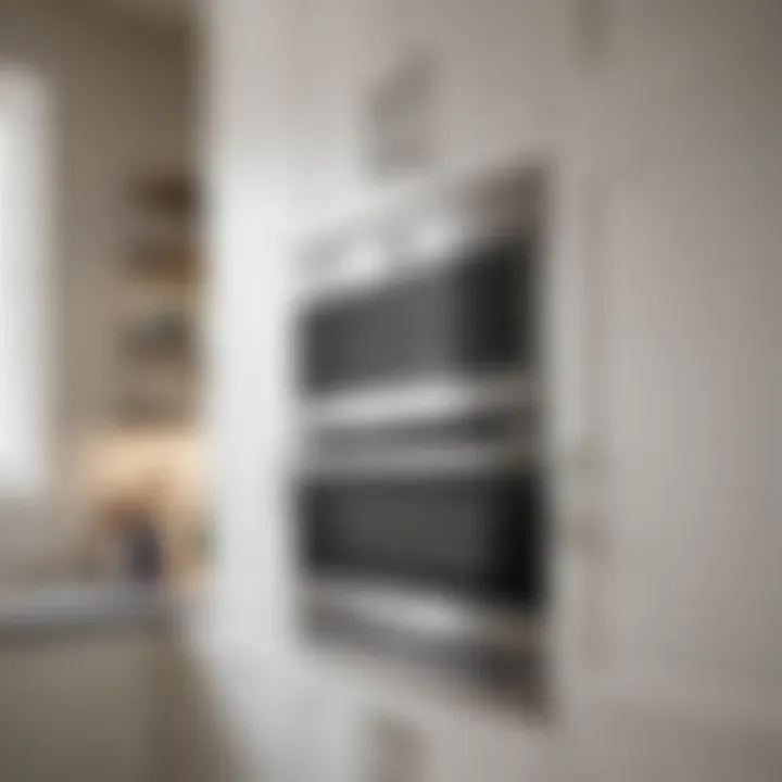 Integrated ventilation system in an under cabinet microwave