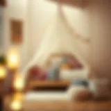 Cozy Bed Tent for Teen Spaces A cozy bed tent designed for a teenager's room