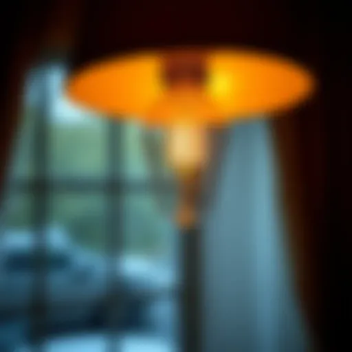 E26 Type A bulb in an elegant lamp setting