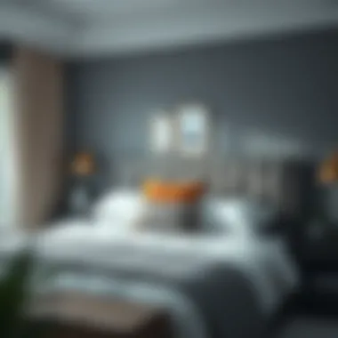 Stylish Bedroom with Pillow Topper A serene bedroom setting featuring a full size bed with a stylish pillow topper that complements the decor.