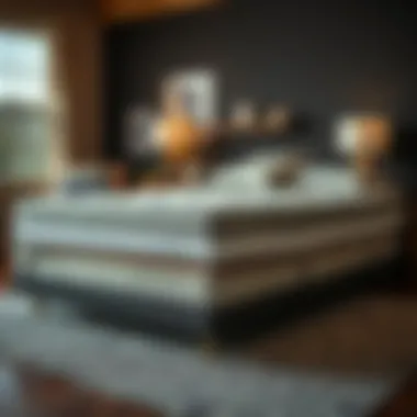 Exploring Comfort Layers in Full Mattresses A detailed view of a full mattress showcasing its comfort layers
