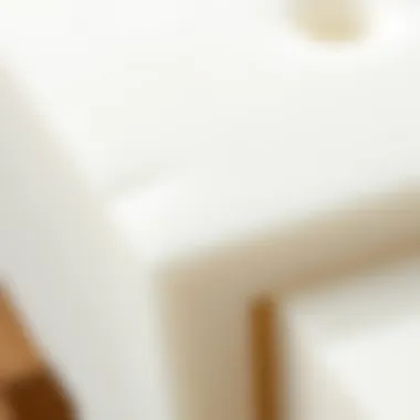 High-Density Foam Structure Close-up view of high-density foam showcasing its structure.