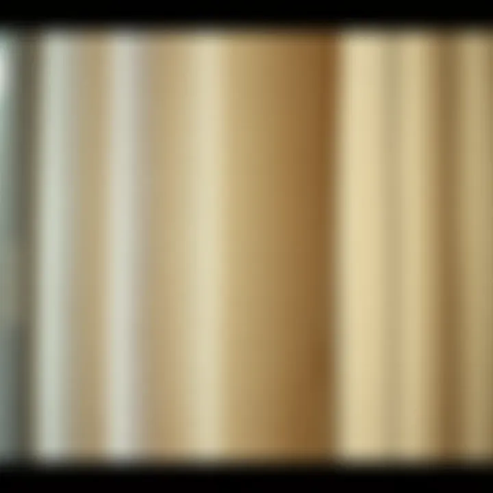 Close-up of fabric texture of blackout curtains