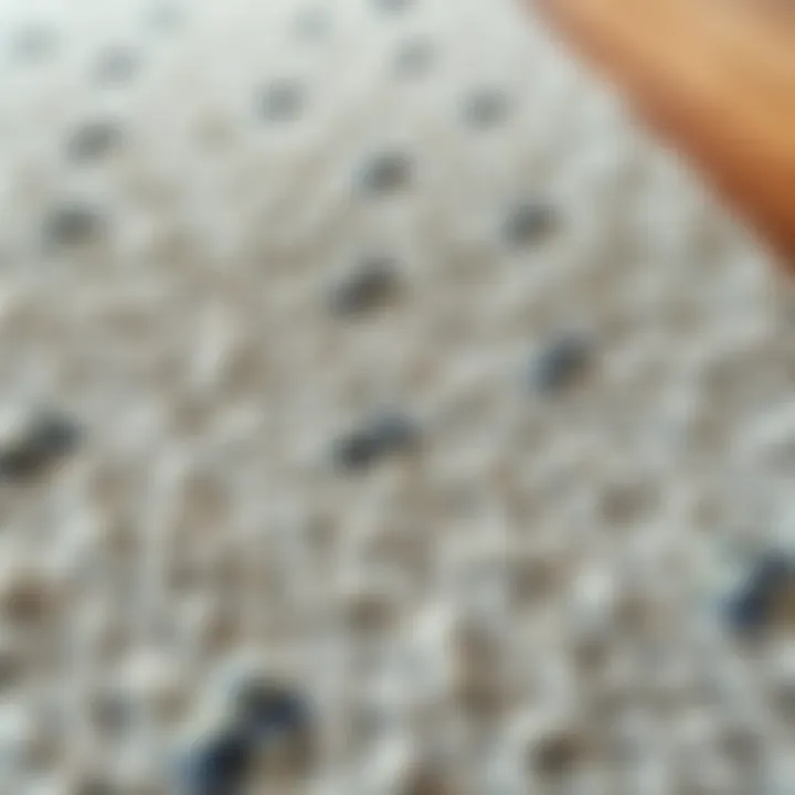 Close-up of Texture on a Durable Washable Runner Rug Close-up of texture on a durable washable runner rug