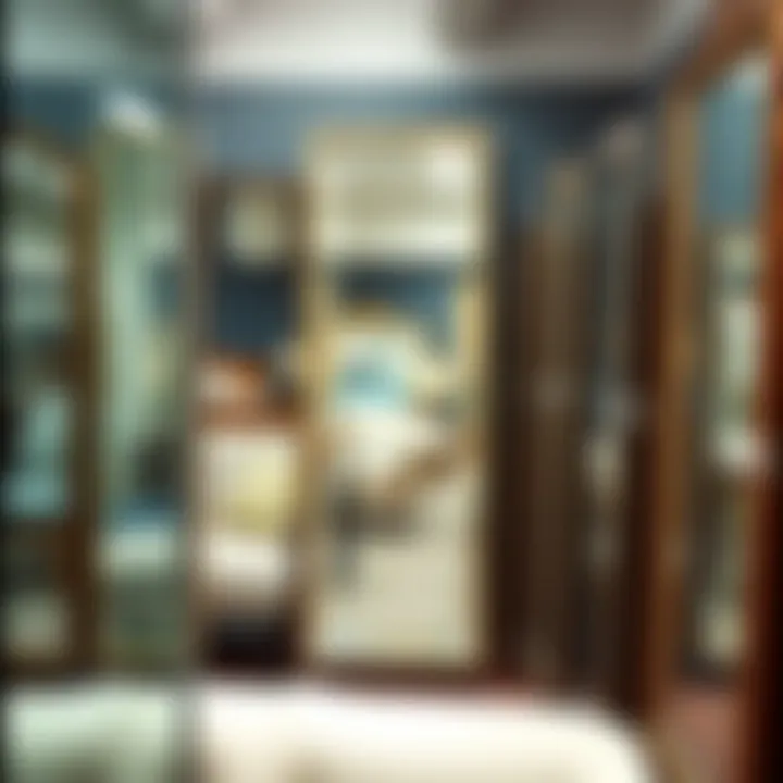 Full Body Mirrors in Specialty Retailers Variety of full body mirrors displayed in a specialty store