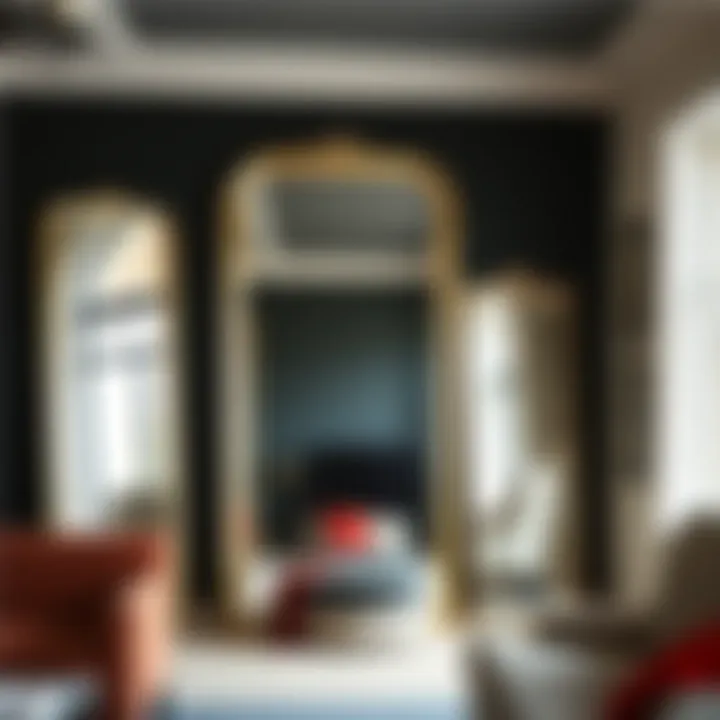 Diverse Styles of Full Body Mirrors Full body mirrors showcased in different styles and materials