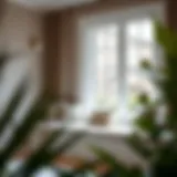 Stylish Window Bench with Cushions Elegant window bench with cushions and decorative pillows