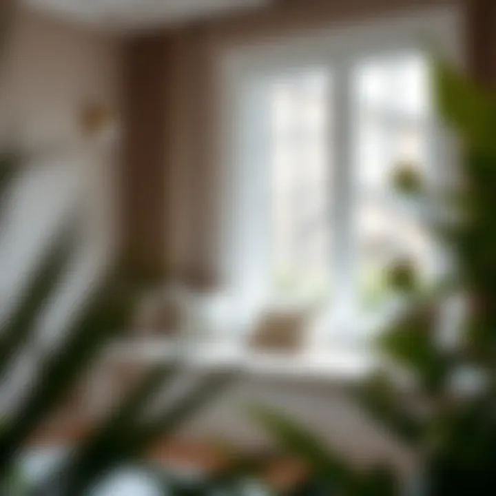 Stylish Window Bench with Cushions Elegant window bench with cushions and decorative pillows